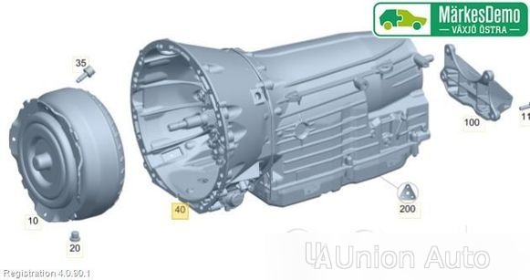Автоматична коробка передач Mercedes-Benz C W204 2013 1.6л (АКПП)