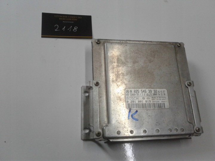 Блок управління двигуна W 210 № 0255453932
