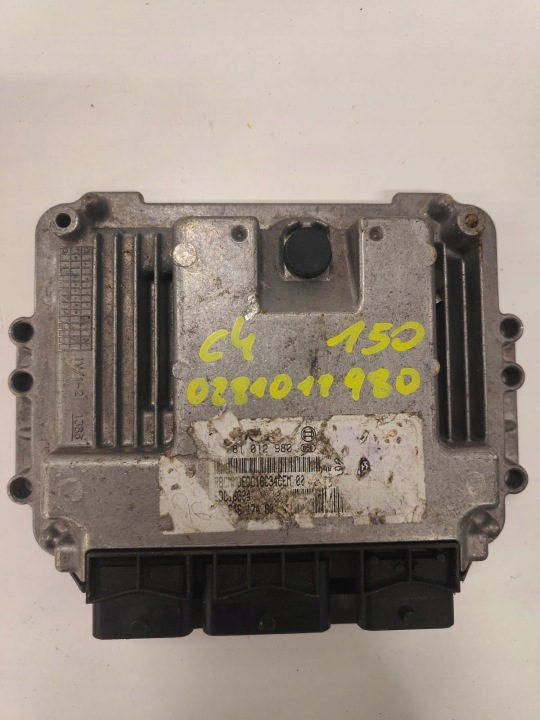 Citroen c4 0281011980 ком'ютер блок управління двигуна