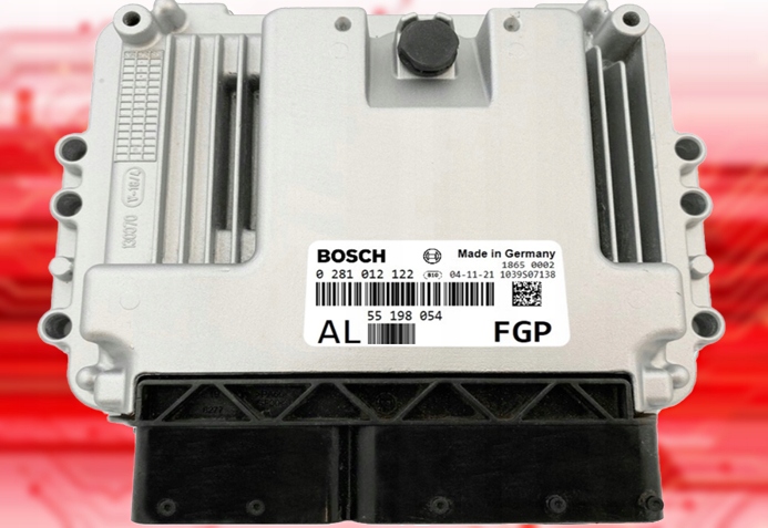 Ком'ютер ECU OPEL ASTRA 1.9 55198054 0281012122 чистий обнулений