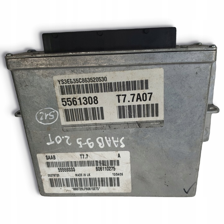 Блок управління двигуна Saab 9-5 2.0T 5561308 T7.7A07