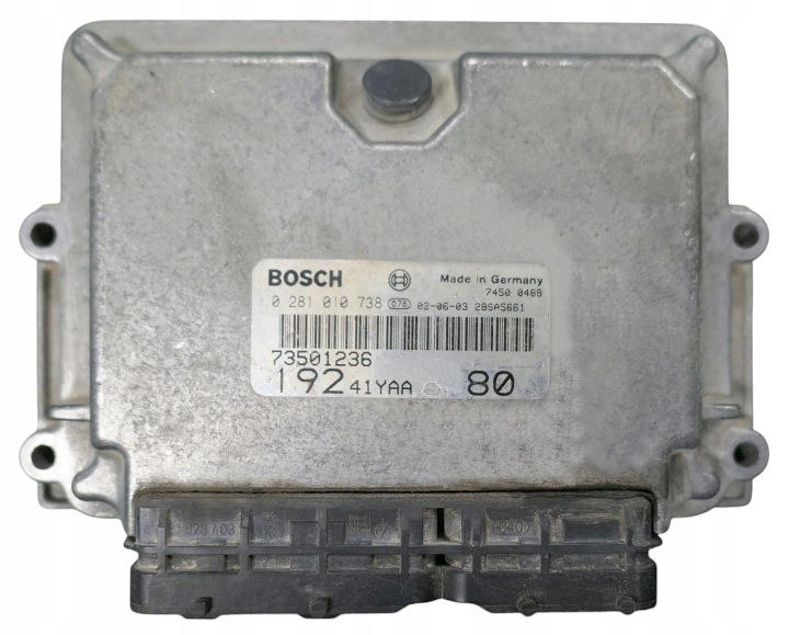 Ком'ютер блок управління двигуна Fiat Stilo 2001-2007 1,9 JTD 0281010738 оригінал