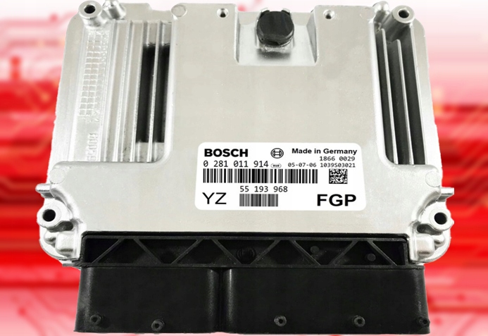 Ком'ютер ECU OPEL VECTRA 0281011914 YZ 55193968 чистий обнулений